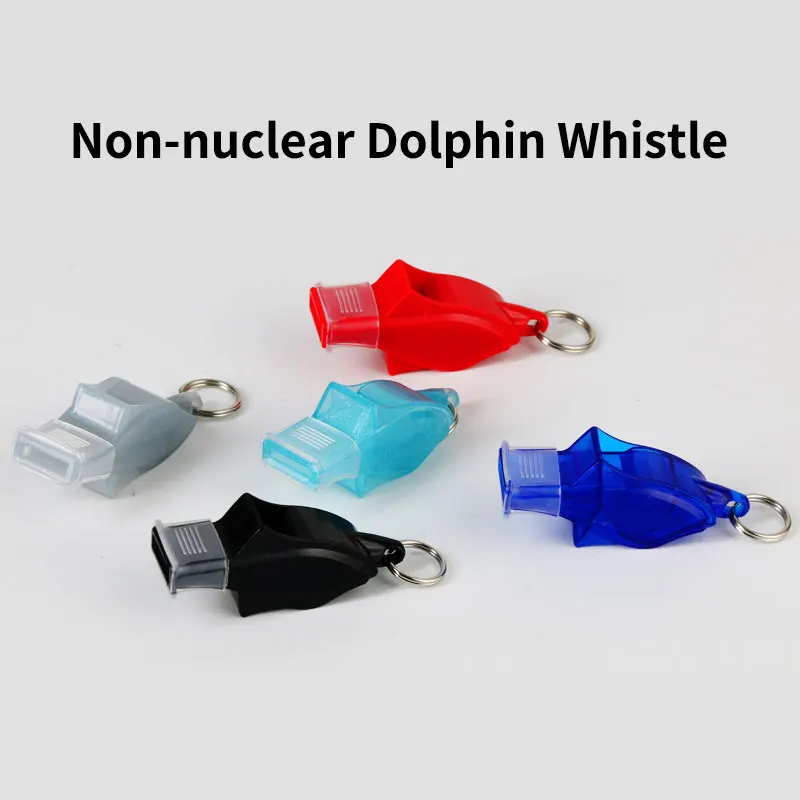 Fischietto Per Delfini Non Nucleare Fischietti Per Arbitri In Plastica Abs Per Sport All'Aria Aperta Basket Soccer High Pitch Easy Blow Match Fischiet