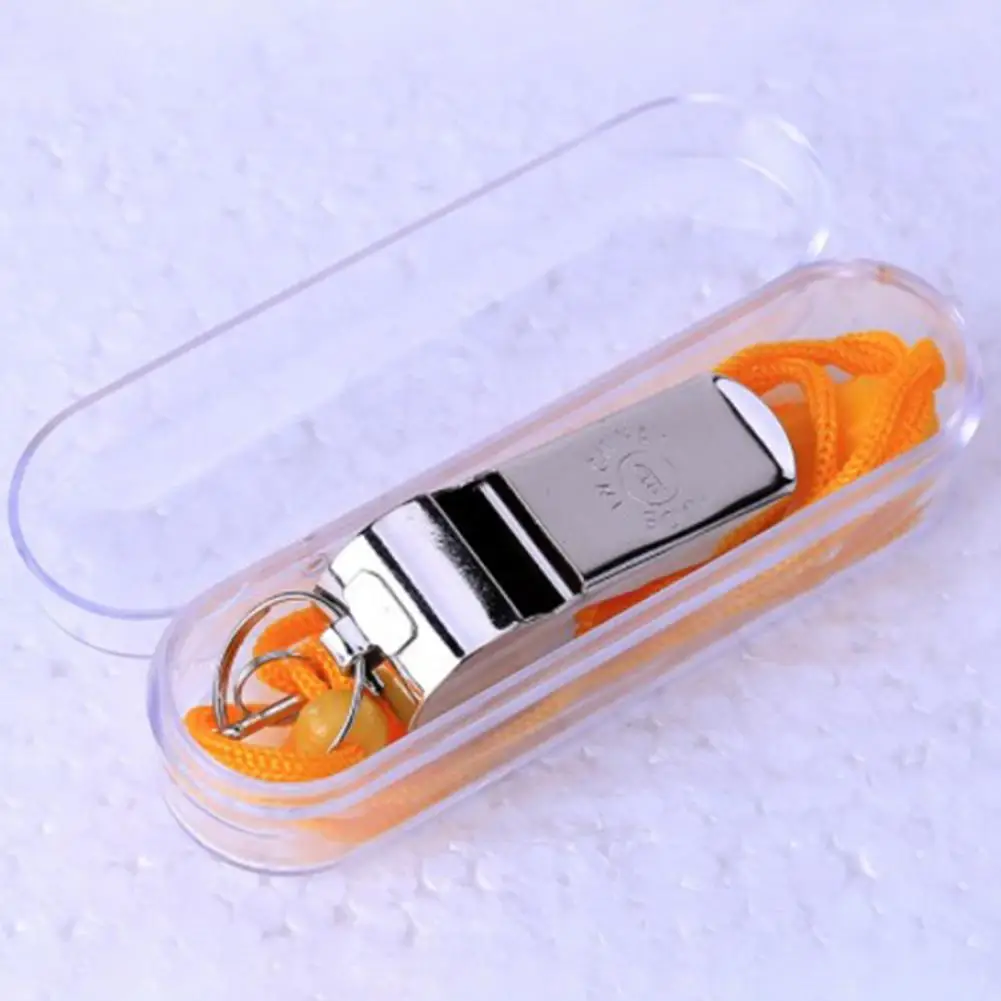 Coach Whistle Eccellente Con Cordino Guida Turistica Anti-Deformata Allarme Arbitro Di Calcio Whistle Race Studs