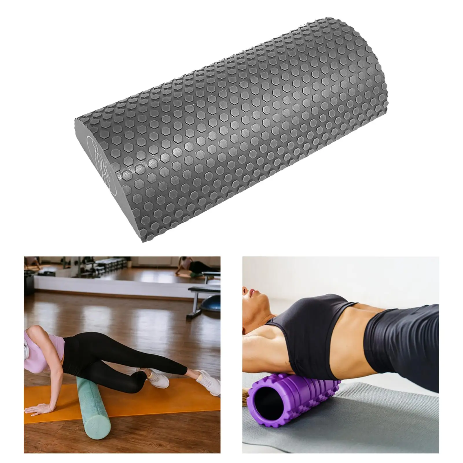 Yoga Half Roller Soft High Density Deep Tissue Half Round Roller Per Esercizi Di Equilibrio Dimagrante Leg Fitness Training Home