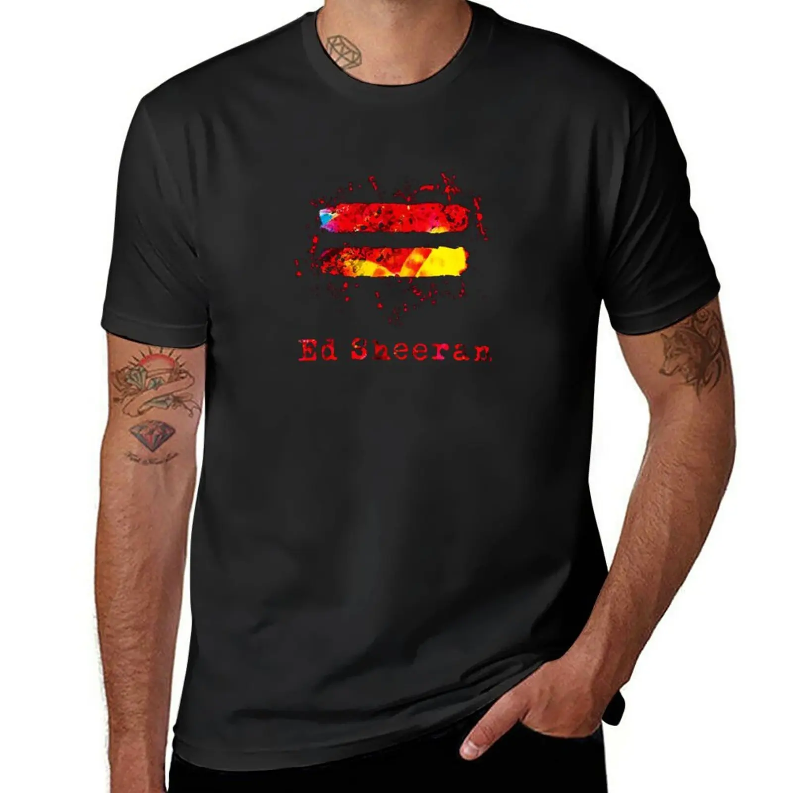 Nuovo <<Ed Sheeran, Sheeran, Perfect Sheeran, Sheeran Per Chitarra Con Uguale Esclusione> T-Shirt Gt