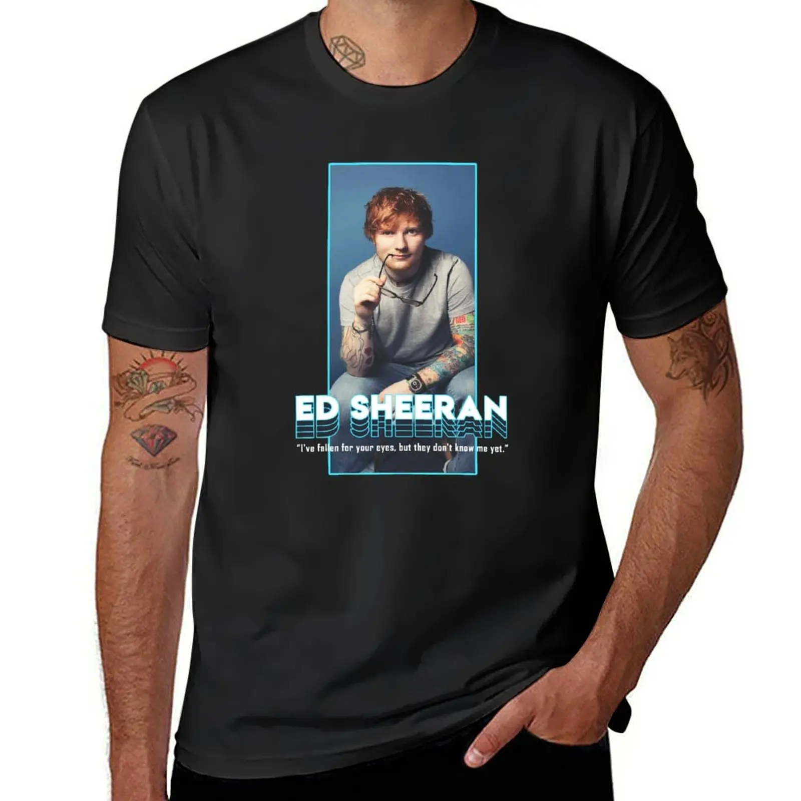 Nuovo <<Ed Sheeran, Sheeran, Perfect Sheeran, Sheeran Per Chitarra Con Uguale Esclusione> T-Shirt Gt