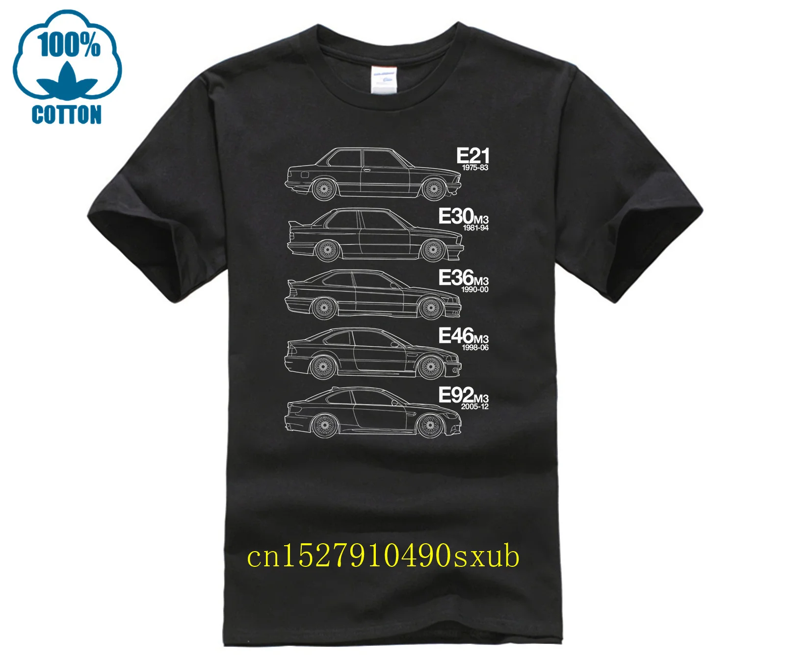 Maglietta Uomo Serie 3 Taglie Bianche E Nere S M L Xl Xxl Muffola Qualità
