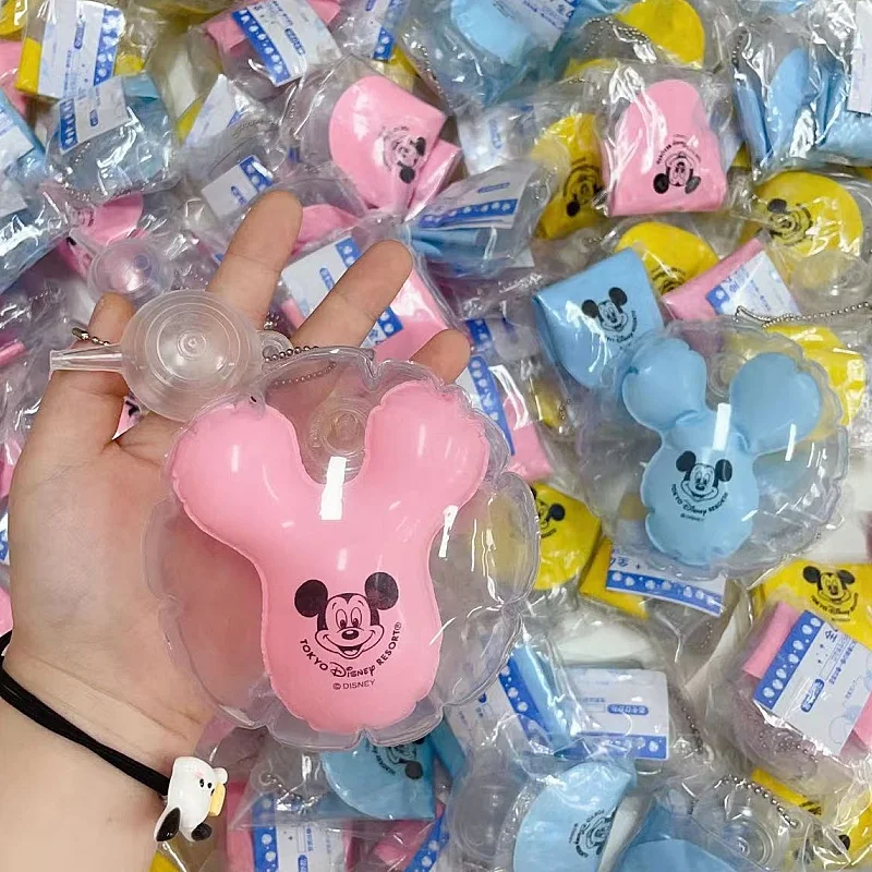 Originale Disney Mickey Mouse Little Toy Cartoon Mini Double Layer Mickey Balloon Ciondolo Giocattolo Acquisto Regalo Colori Casuali