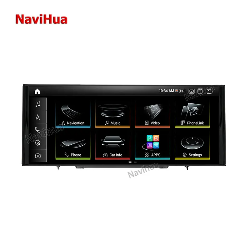 Android 10.25 Pollici Car Dvd Multimedia Player Head Unit Autoradio Navigazione Gps Stereo Carplay Bt Connection Audi Q3