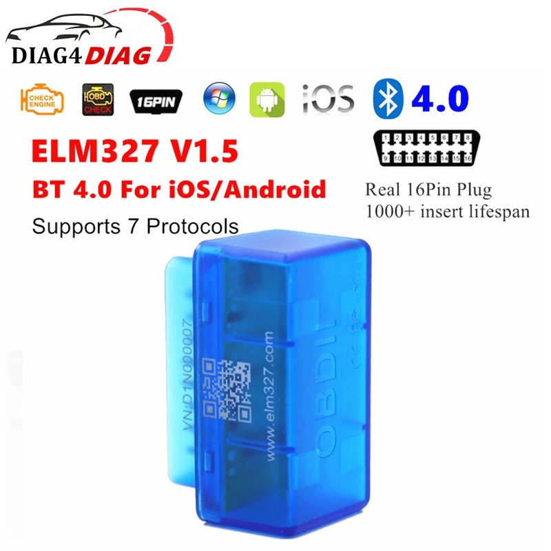 Più Nuovo Elm327 B02L4/V01L4 Obd2 Scanner Bluetooth V2.1 Obd2 Interfaccia Diagnostica Automatica Elm 327 Bluetooth Auto Obd2 Scanner Di Codici