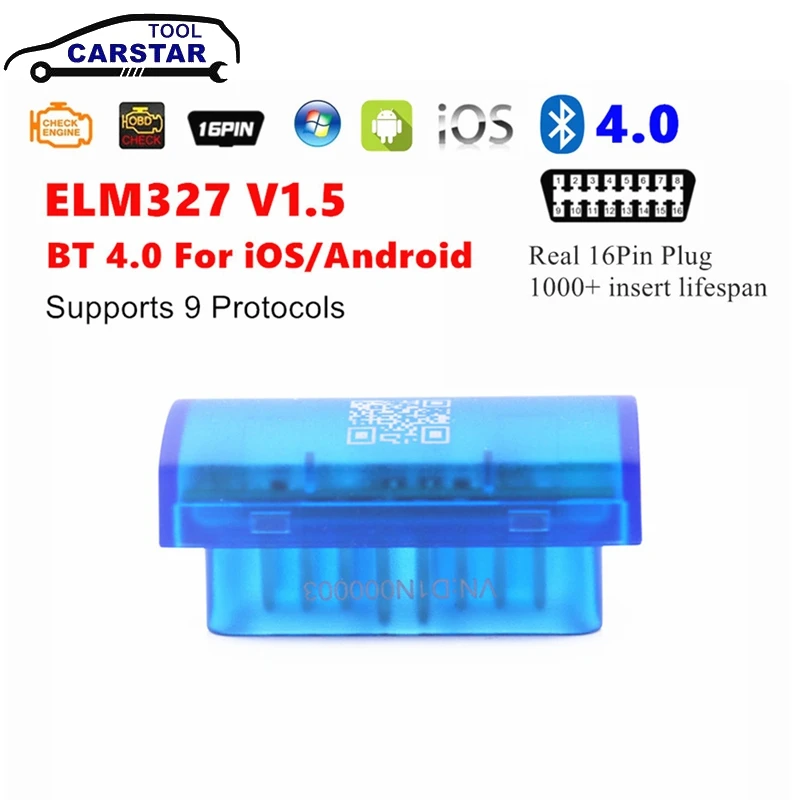 Mini Elm327 V2.1 V01L4 / V05L4 Bluetooth Elm 327 Funziona Ios Android Torque Pc Supporto 9 Protocolli Elm 327 Scanner Strumento Diagnostico