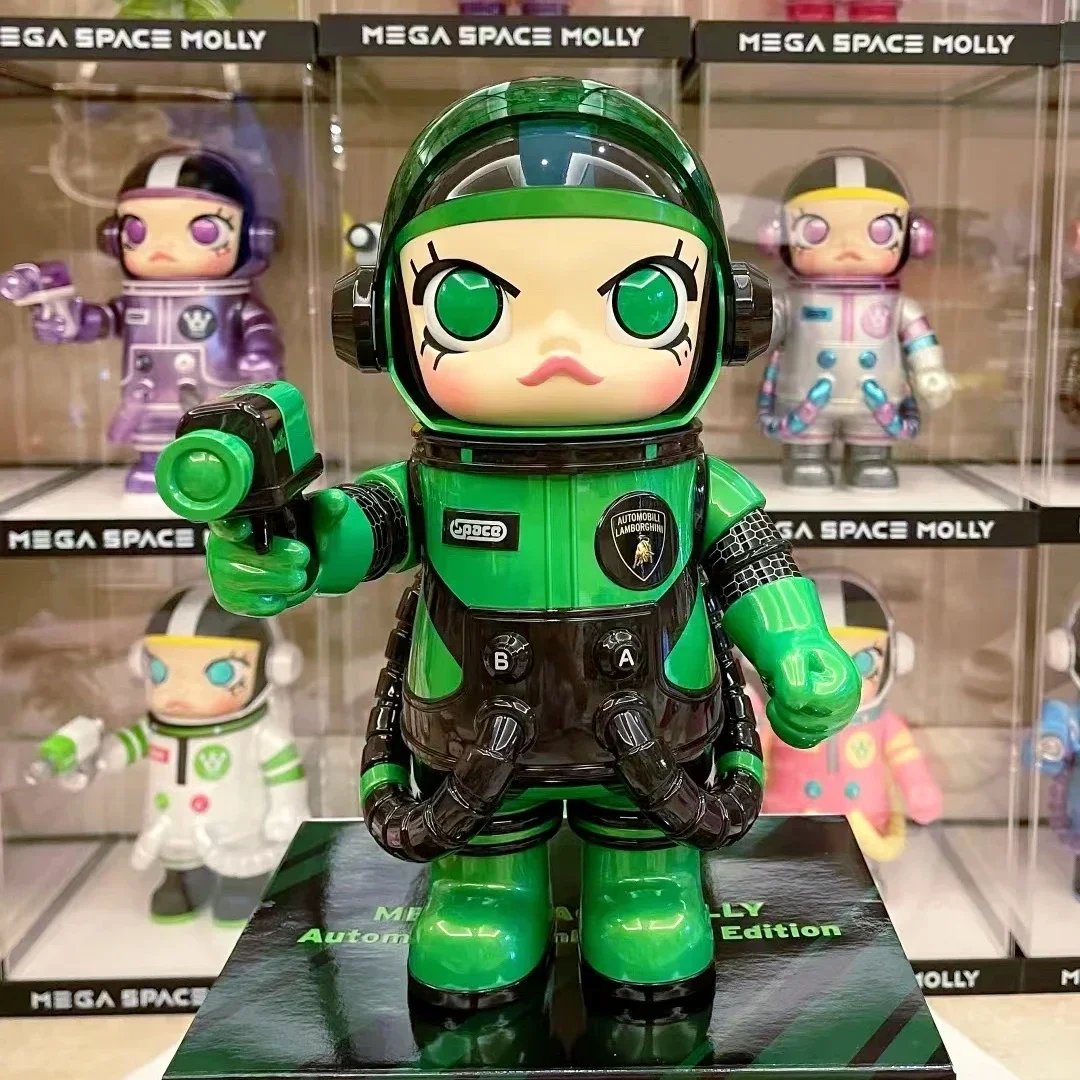 Nuovo Originale Automotili Sportscar Mega Space Molly 400% Figura Green Spyder Speed Car Collection Cool Toy