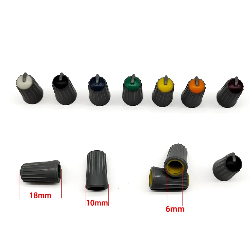 Per Yamaha Mixer Potenziometro Manopola Copertura Controllo Taiwan Behringer Sound Art Albero Semicircolare D Foro Regolazione Tappo Colore