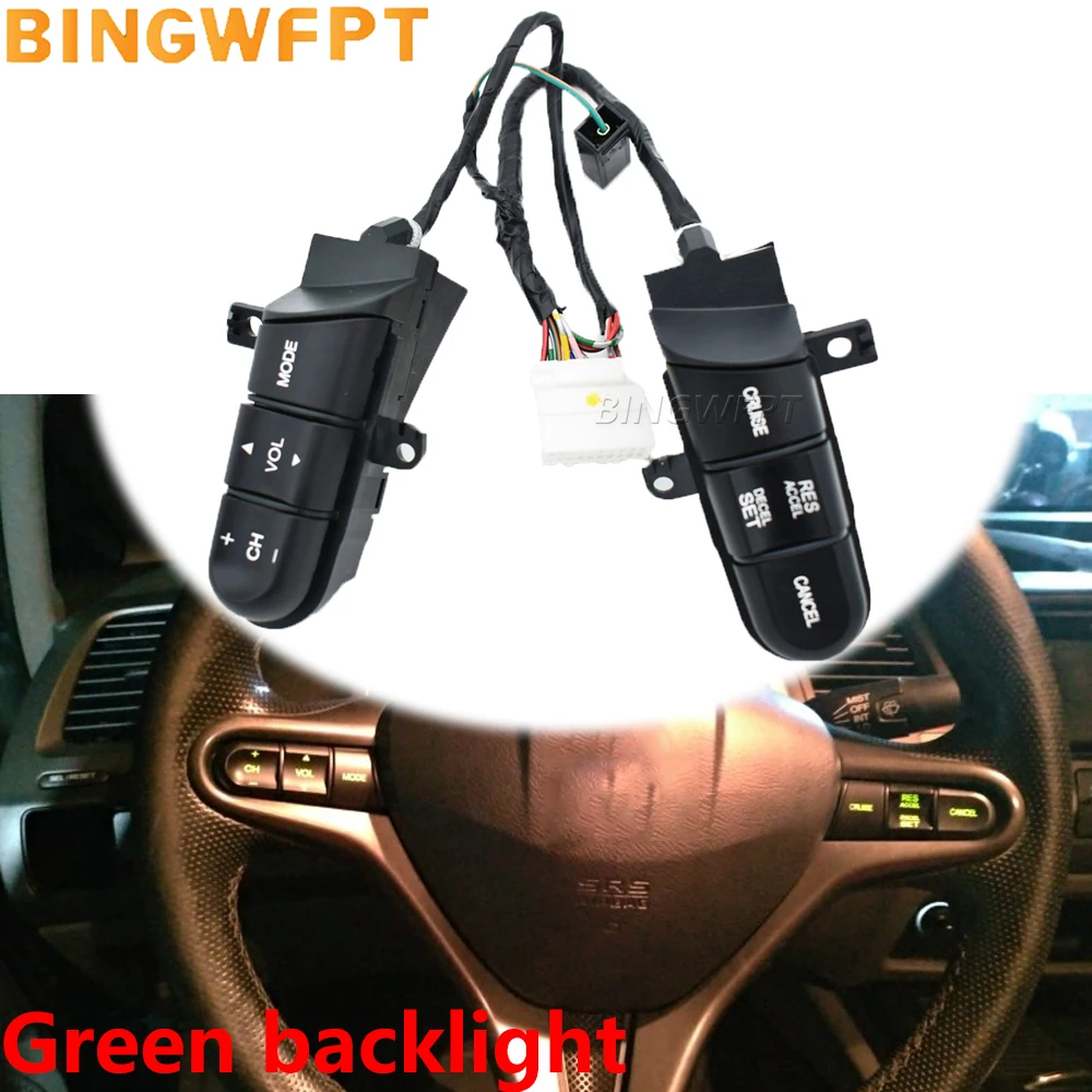Bingwfpt Coprivolante Cruise Audio Remote Switch Muslimexayb Per Honda Jazz /Fit Civic 2006 - 2011