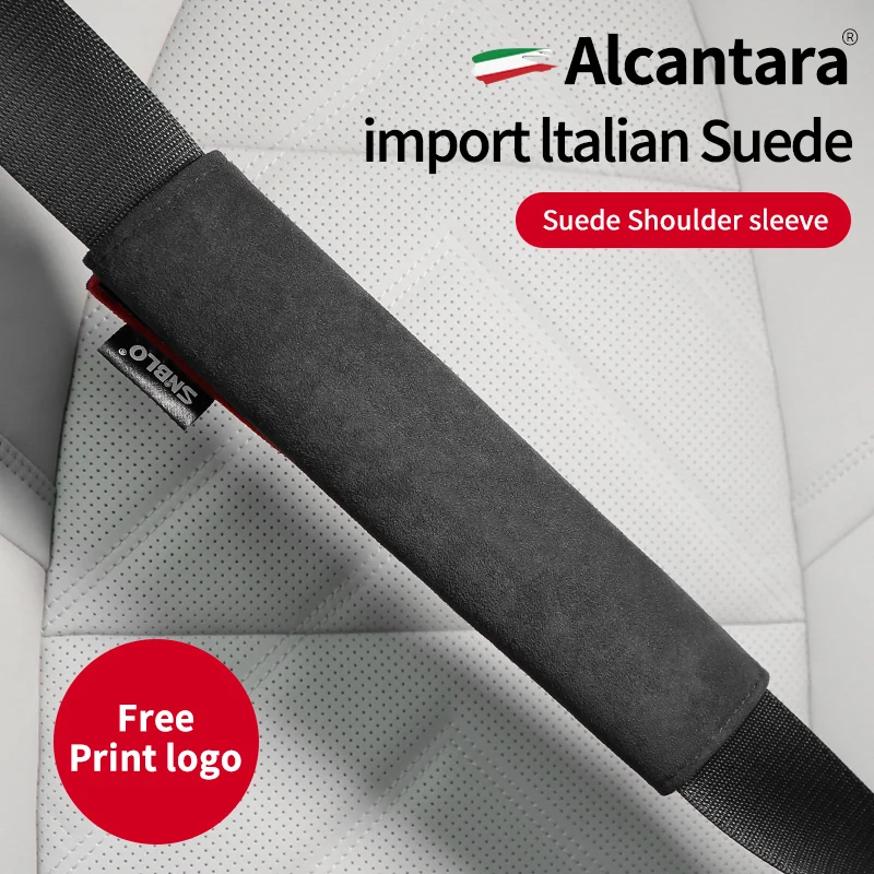 Per Bmw Car Soft Seat Belt Cover Universal Alcantara Peluche Cinture Di Sicurezza Protezione Della Spalla Accessori Interni Auto