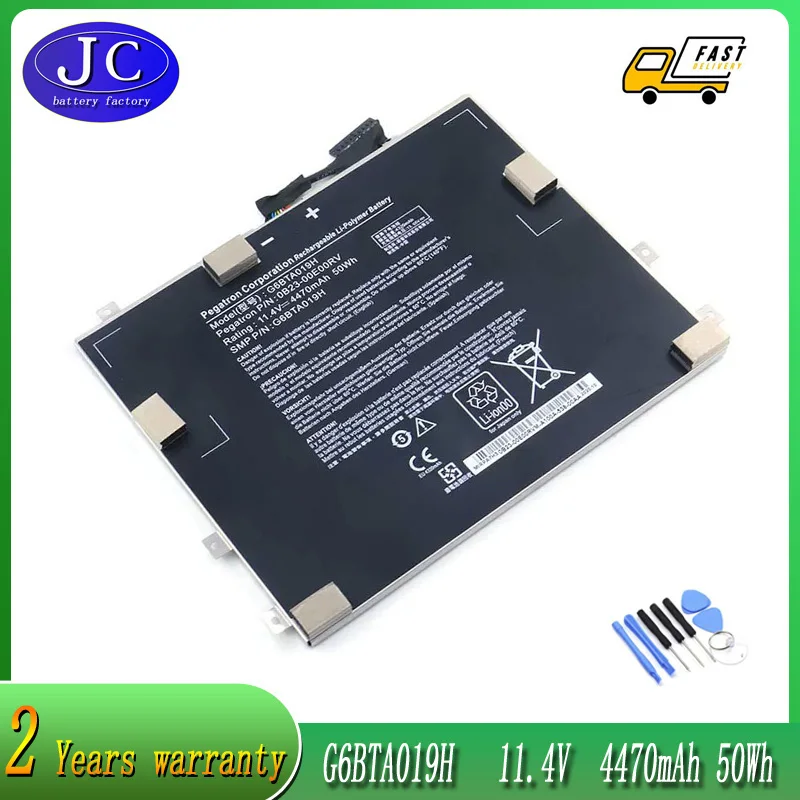 Jcljf Nuova Batteria 11.4V 4470Mah 50Wh Muslimexmuslimb Charge Per Wacom Cintiq Companion 2 Dth-W1310 Batteria Per Laptop