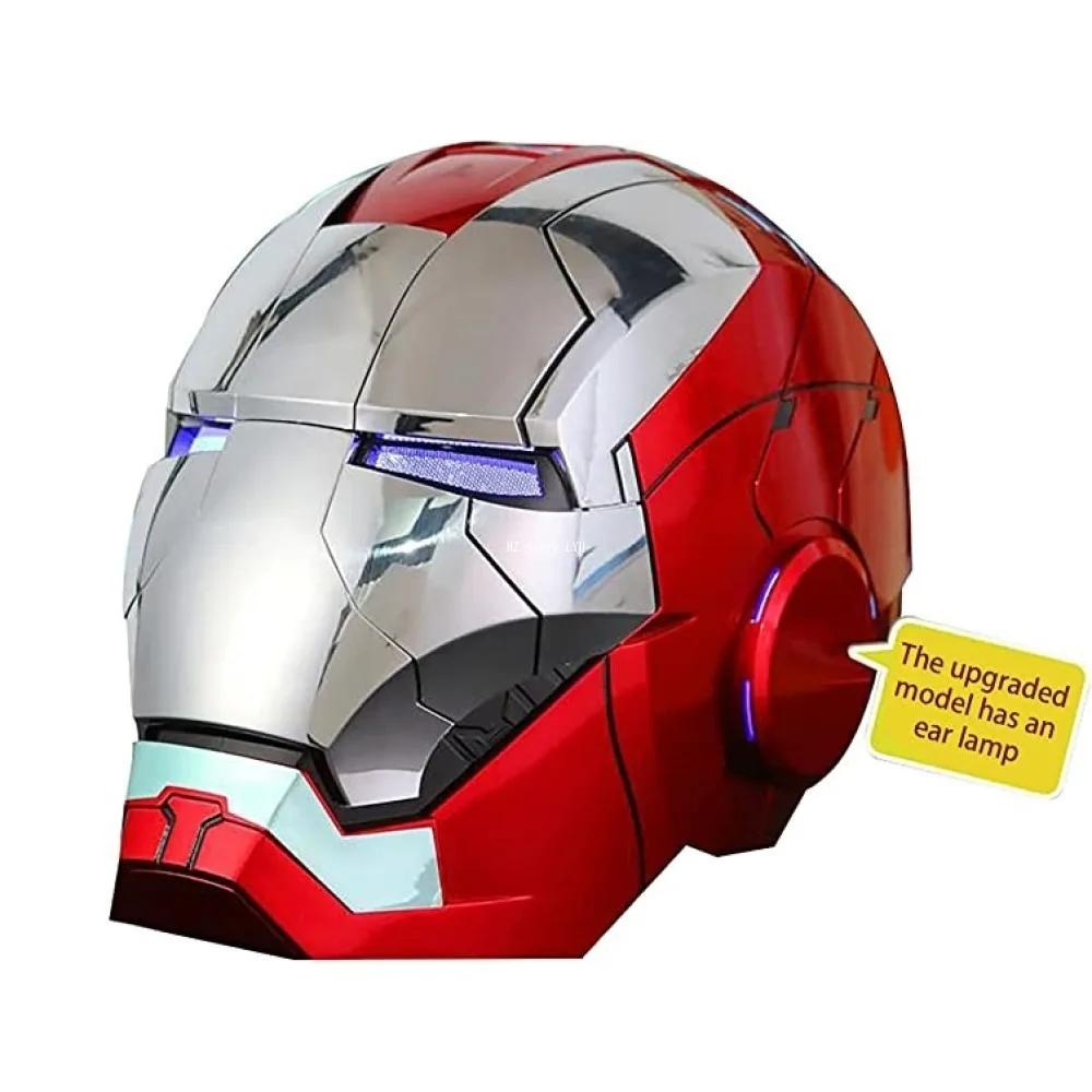 Marvel 1:1 Mk5 Iron Man Helmet Wearable Mark 5 Mask Con Touch Voice Remote Control Helmet Regalo Di Natale Di Compleanno