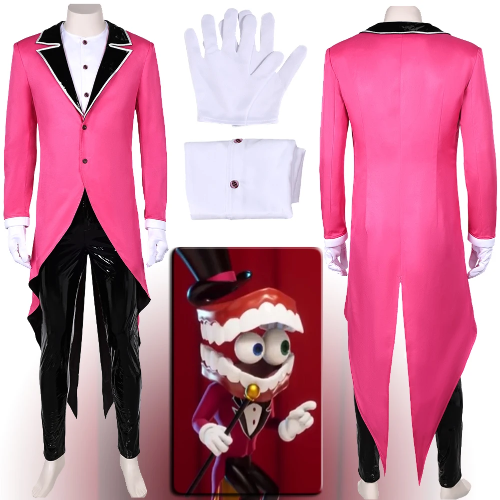 Cartoon Tv Amazing Cosplay Digital Circus Costume Travestimento Caine Cosplay Fantasy Adult Men Roleplay Fanasia Outfits Halloween