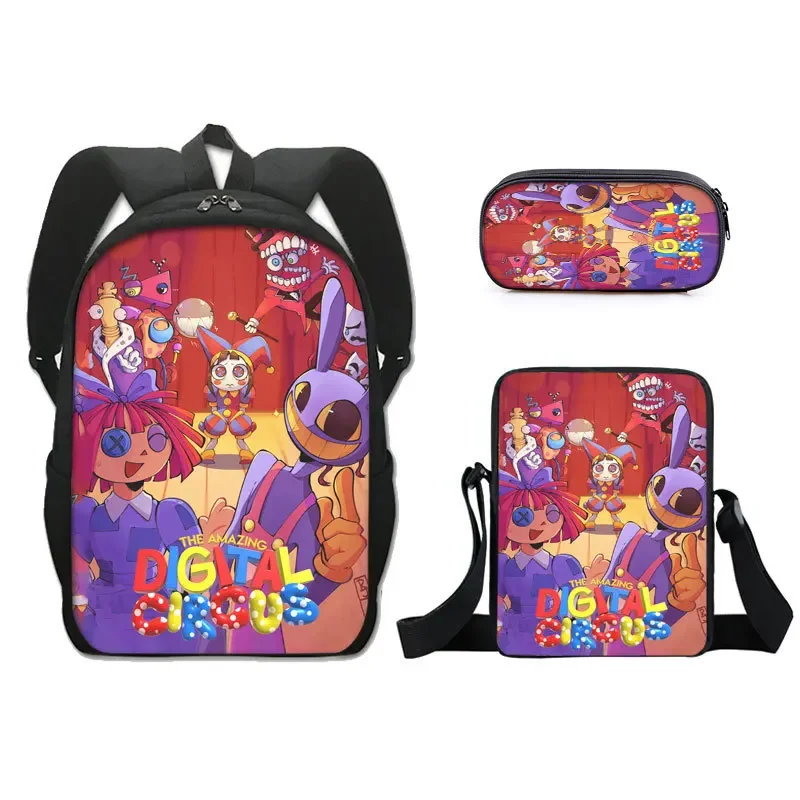 Nuovo Prodotto The Amazing Digital Circus Magical Digital Circus Zaino School Bag Pencil Bagcartoon School Bag Mochila Fashion