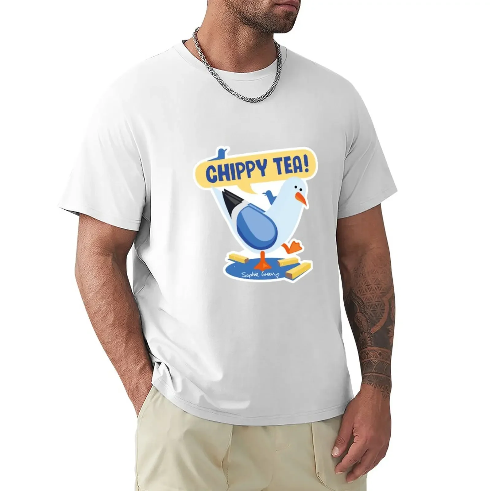 T-Shirt Da Tè Chippy Magliette Slim Fit Da Uomo In Felpa Nera