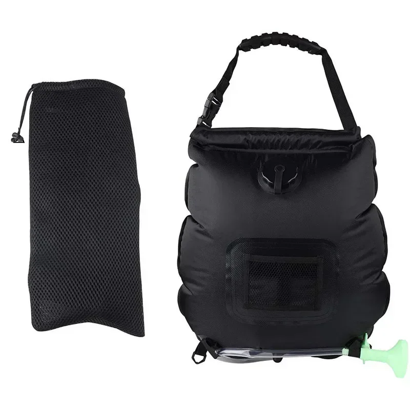 Ducha Outdoor Solar Water Bag Arrampicata Portatil Equipment Campeggio Portatile Escursionismo Riscaldamento Doccia Bagno