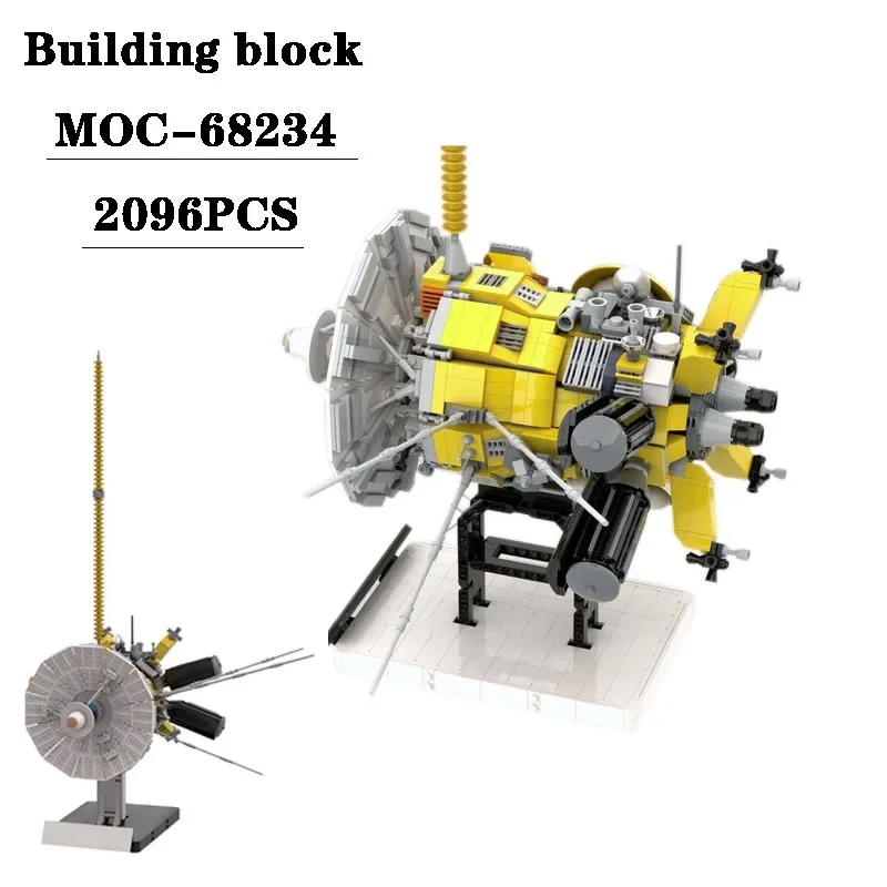 Building Block Moc-68234 Saturn Detector Modello 2262Pcs Puzzle Per Bambini Adulti Educazione Compleanno Ornamenti Regalo Giocattolo Di Natale
