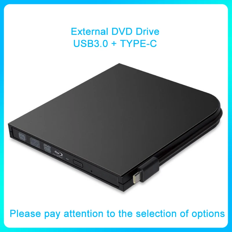 Maikou Usb3.0 Blu-Ray Type-C Dvd-Rw Vcd Cd Rw Masterizzatore Drive Super Drive Lettore Masterizzatore Unità Dvd Esterno Per Asus Lenovo Ace