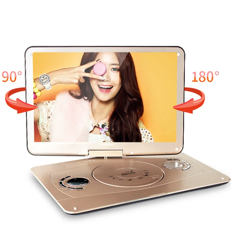 Dvd Portatile 18.8 Pollici 3D Mobile Portatile Evd Player Hd Vcd Machine Super Slim + Tv + Game + Batteria Integrata Home Electronic Article