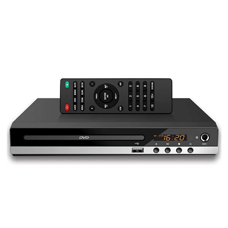 Lettore Dvd Multimediale 1080P Per Tv Hdmi Av Home Svcd Player All Region Free Cd-Rw Player Per Sistema Stereo Domestico