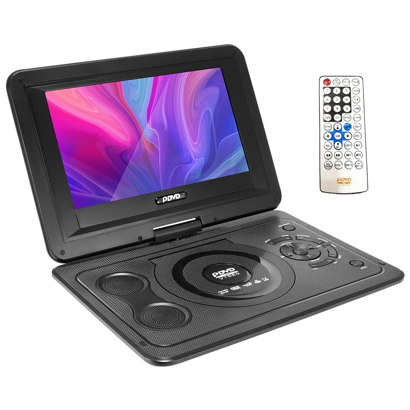 Migliori Offerte Lettore Dvd Portatile Per Auto Da Casa Da 13.9 Pollici Vcd Lettore Tv Cd Adattatore Radio Usb Supporto Tv/Fm/Usb Gaminging-Us Plug