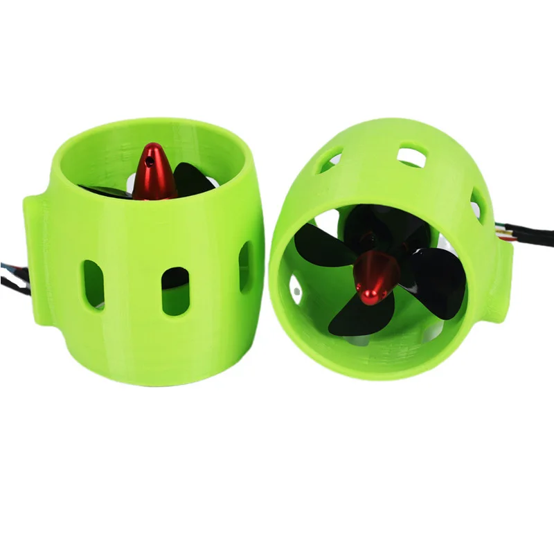 12V-24V 20A Propulsore Subacqueo Cw Ccw Motore Propulsore 4 Pale Motore Di Propulsione Dell'Elica Per Rov Rc Bait Tug Boat Parts