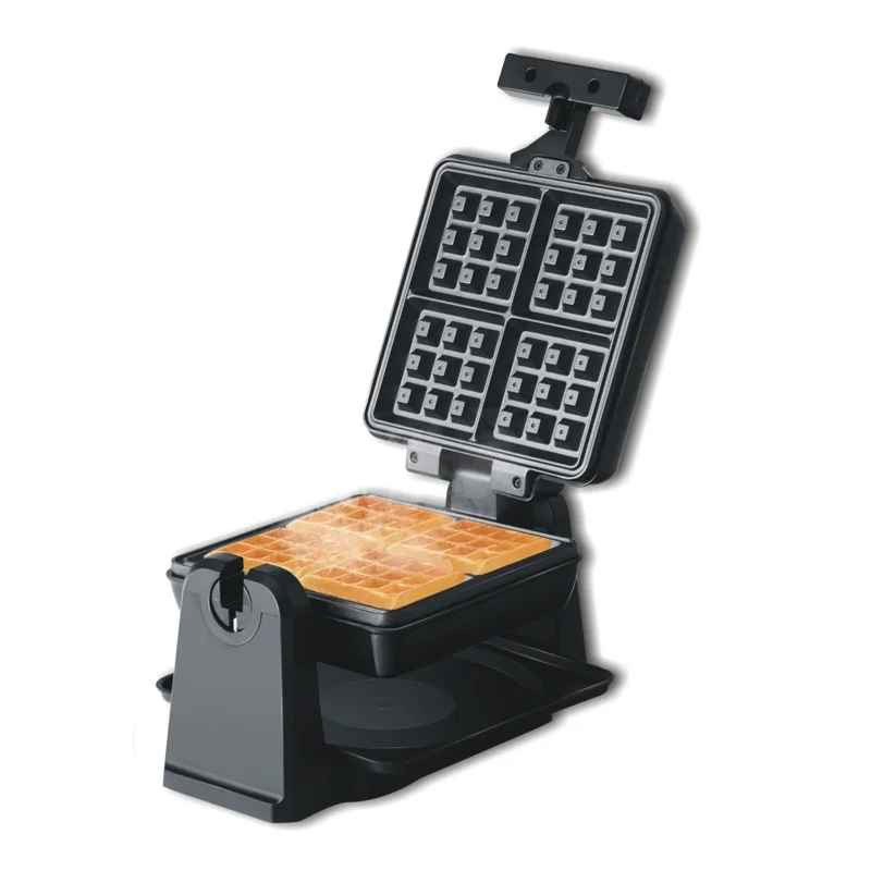 Home Double-Sided Sandwich Breakfast Toast Press-Baked Deep Grid 4 Fette Bread Waffle Makerwaffle Machine