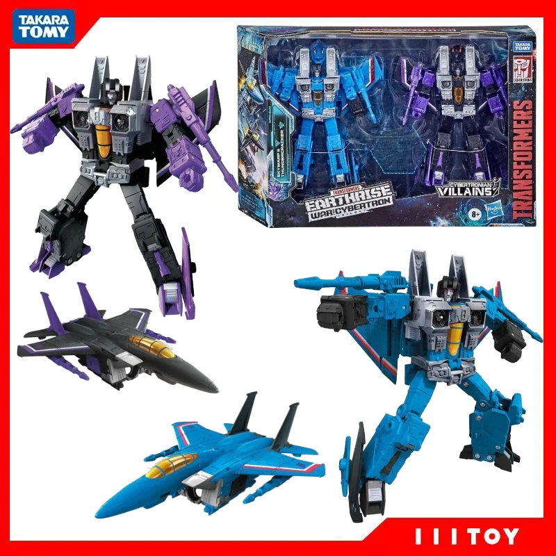 In Magazzino Transformers Channel Limited Earthrise Series Wfc-E29 Skywarp E Thundercracker Action Figures Regali Per Bambini Classic 7 Pollici * 2