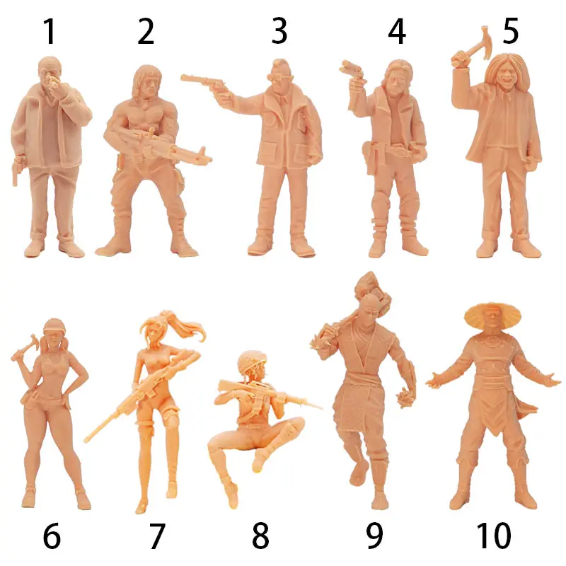 1/64 Figure American Movie And Tv Drama Personaggi 1:43 1/35 Resin Model Miniature Garage Kit Deve Essere Colorato Da Solo