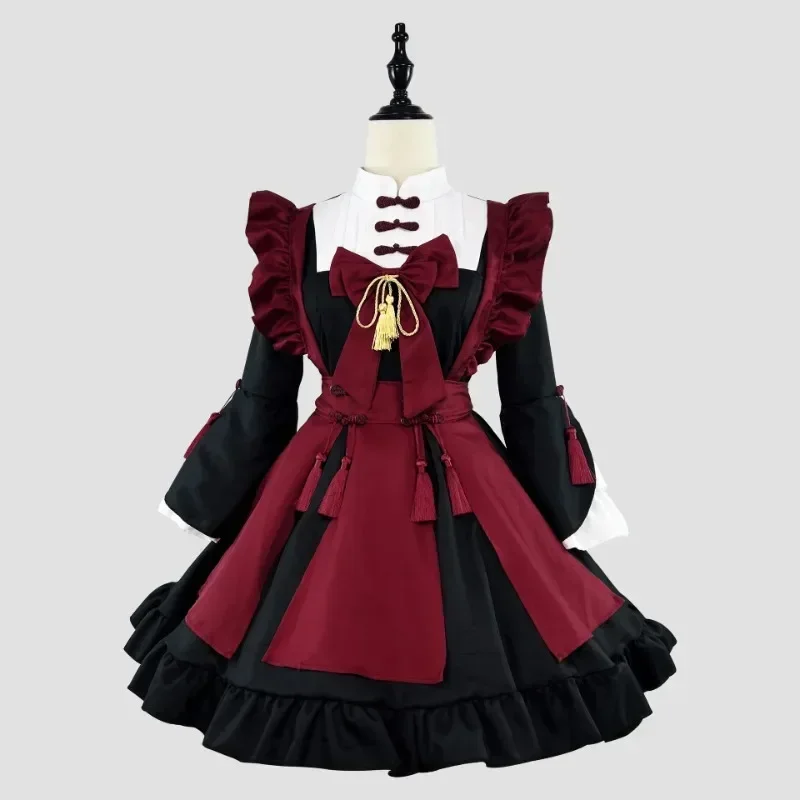 Cosplay Lolita Anime Gothic Costume Maid Devil Women Vampire Knight Halloween Carnival Cat Girl Bunny Princess Dress Up Party