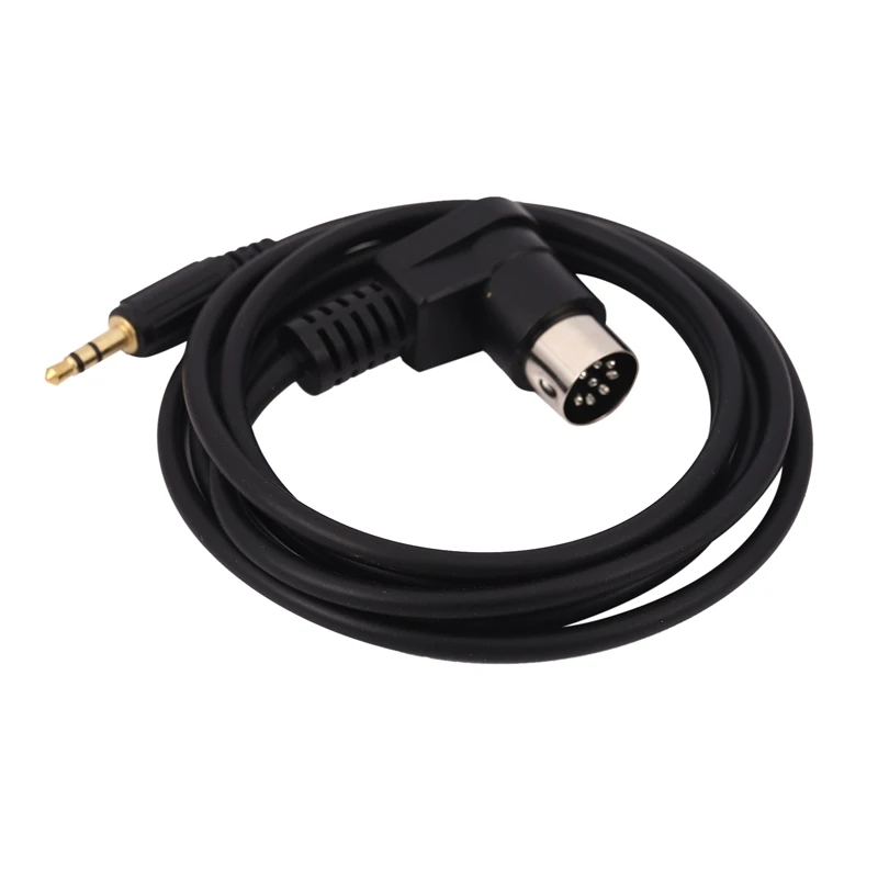 Car 3.5Mm Aux Input Adapter Audio Cable Mini Jack Aux 8-Pin M-Bus Cd Changer Cable For Alpine Gold Plug
