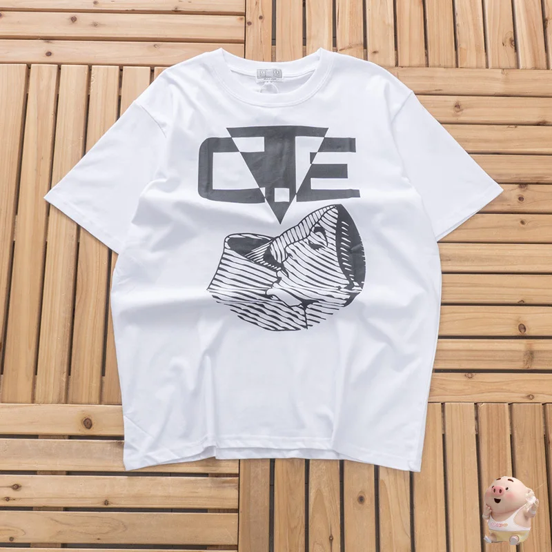 Phantom Face Cavempt T Shirt Tessuto Pesante 100% Cotone Casualtee Top Cav Empt C.E T-Shirt Uomo Donna