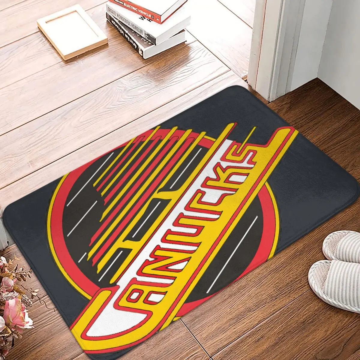 Vancouver Hockey Canucks Skate Tappeto Tappeto Parquet Tappeto Carino 16X24 Pollici