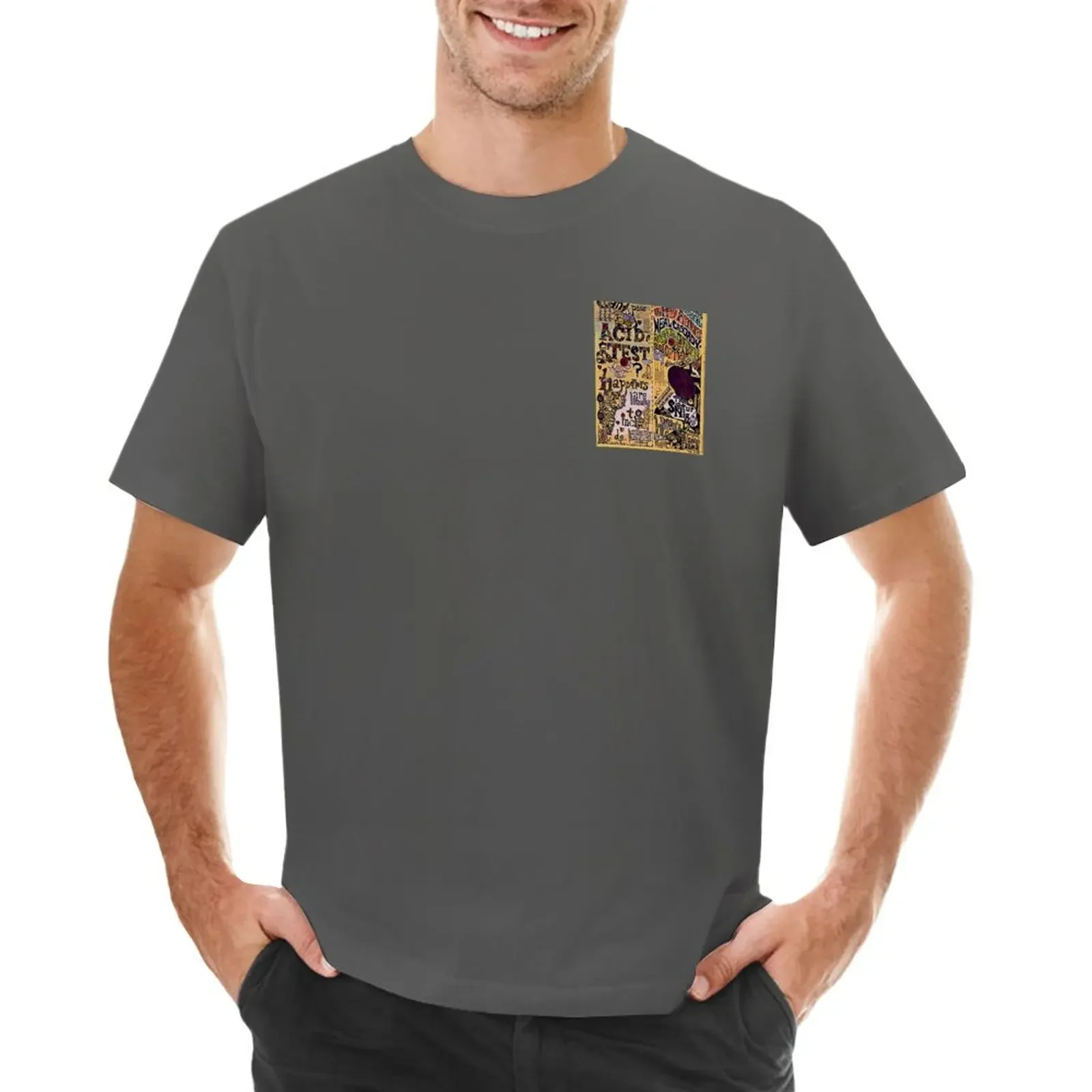 Acid Test T-Shirt Abbigliamento Estivo Ventagli Sportivi Animal Prinfor Boys Magliette Pesanti Per Uomo