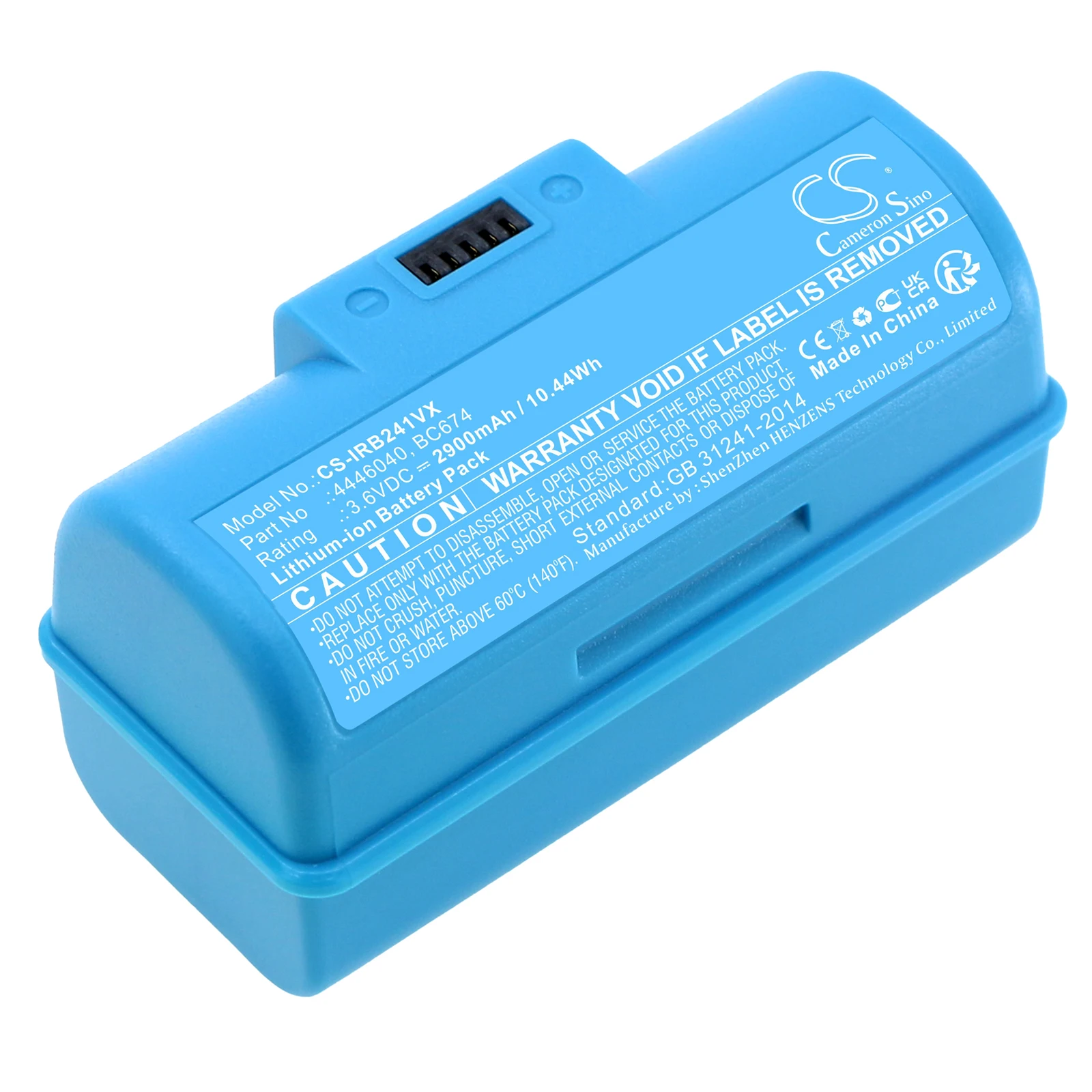 Batteria A Vuoto Per Irobot 4446040 Bc674 Braava Jet 240 Braava Jet 241 Braava Jet 244 Braava Jet 245 Braava Jet Mopping Robot