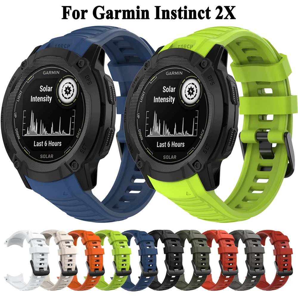 Cinturino In Silicone Originale Per Cinturino Solare Garmin Instinct 2X Per Cinturino Di Ricambio Per Instinct 2X Solar Edition