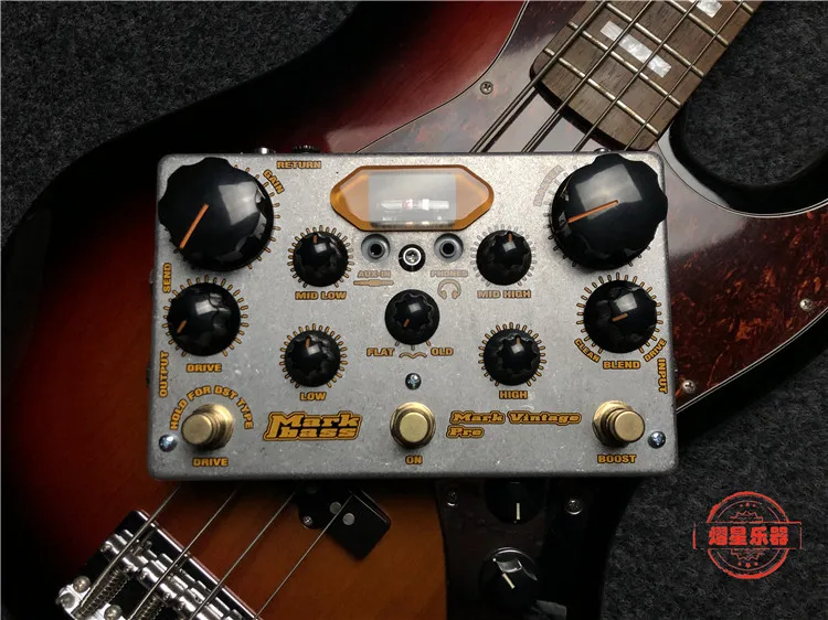 Ultimo Markbass Vintagper Tube Preamp Bass Effect Bass Classic Retro Modern