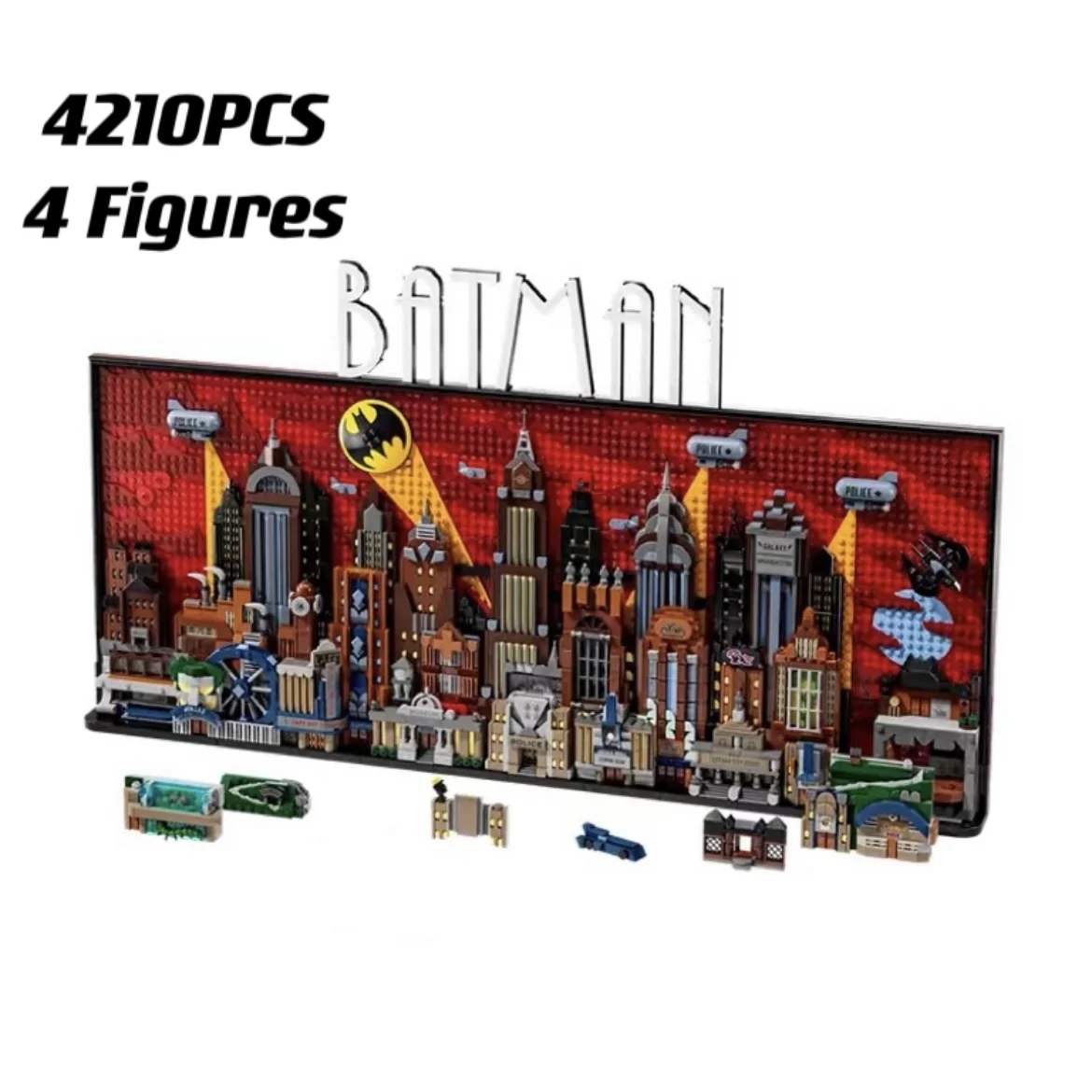 Pre Vendita 2024 Nuovo 76271 La Serie Animata Gotham City Architecture Building Block Model Assembly Mattoni Giocattoli Regali Per Bambini