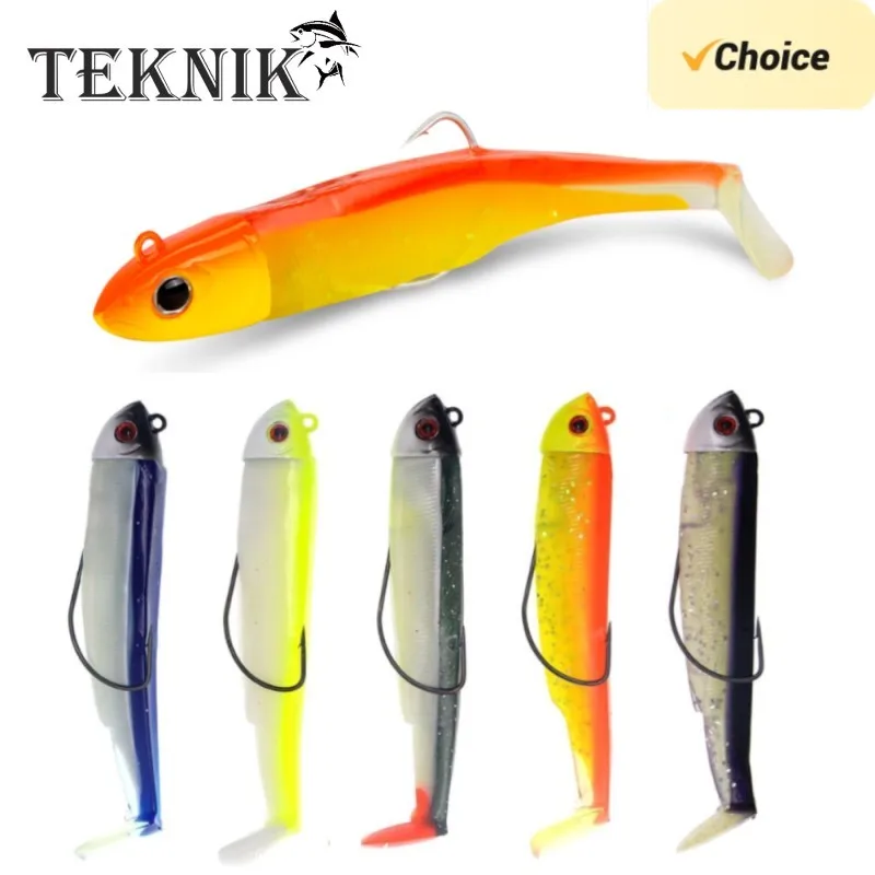 Minnow Fishing Lure 95Mm Easy Shiner Fishing Lure Soft Lure 15/30G Swimbait Jig Head Bass Pike Sea Fishing Lurre Souple