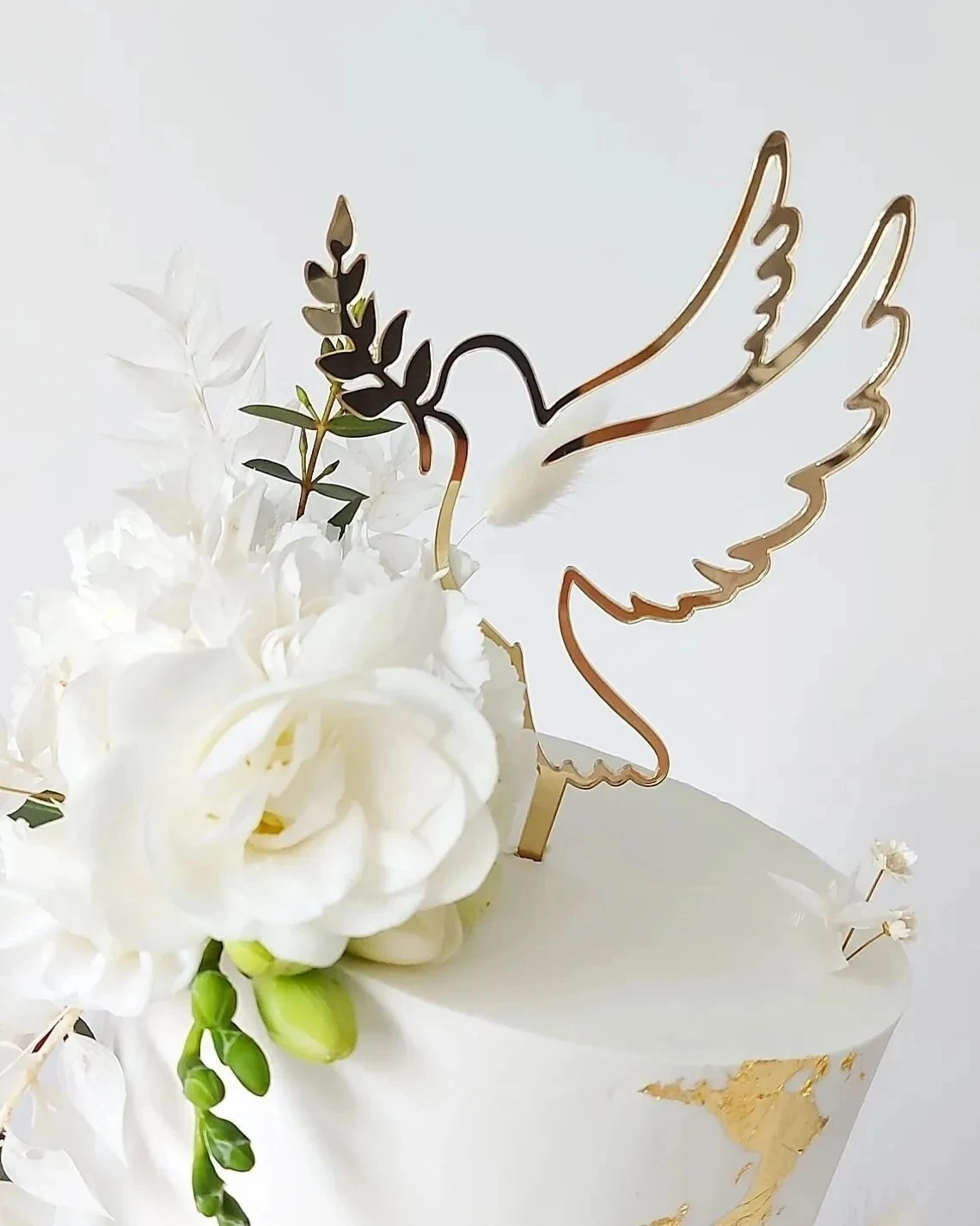 Cake Topper Per La Prima Comunione "Colomba Con Ramo" |