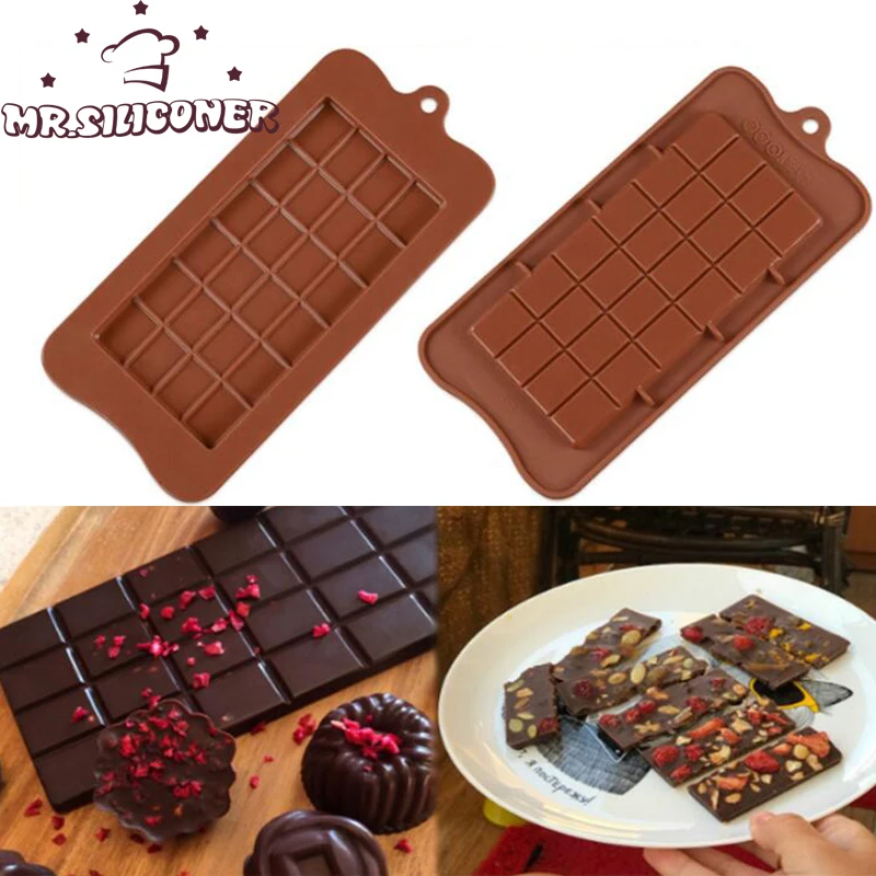 Stampi Per Cioccolato Stampi Per Torte Da Forno Stampi Per Dolci Quadrati Ecologici Di Alta Qualità Fai Da Te 1Pc Strumenti Per Caramelle A 24 Cavità 