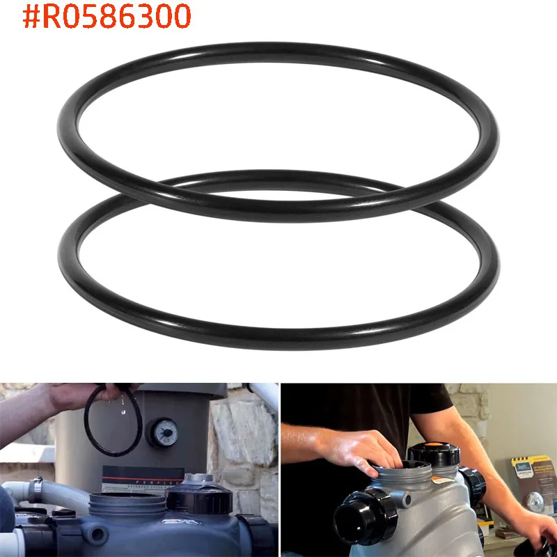 R0586300 O-Ring Con Collare Viton Grande Adatto Per Zodiac Nature 2 Fusion, Fusion Soft, Interrato, Vision Fuori Terra, Ecc