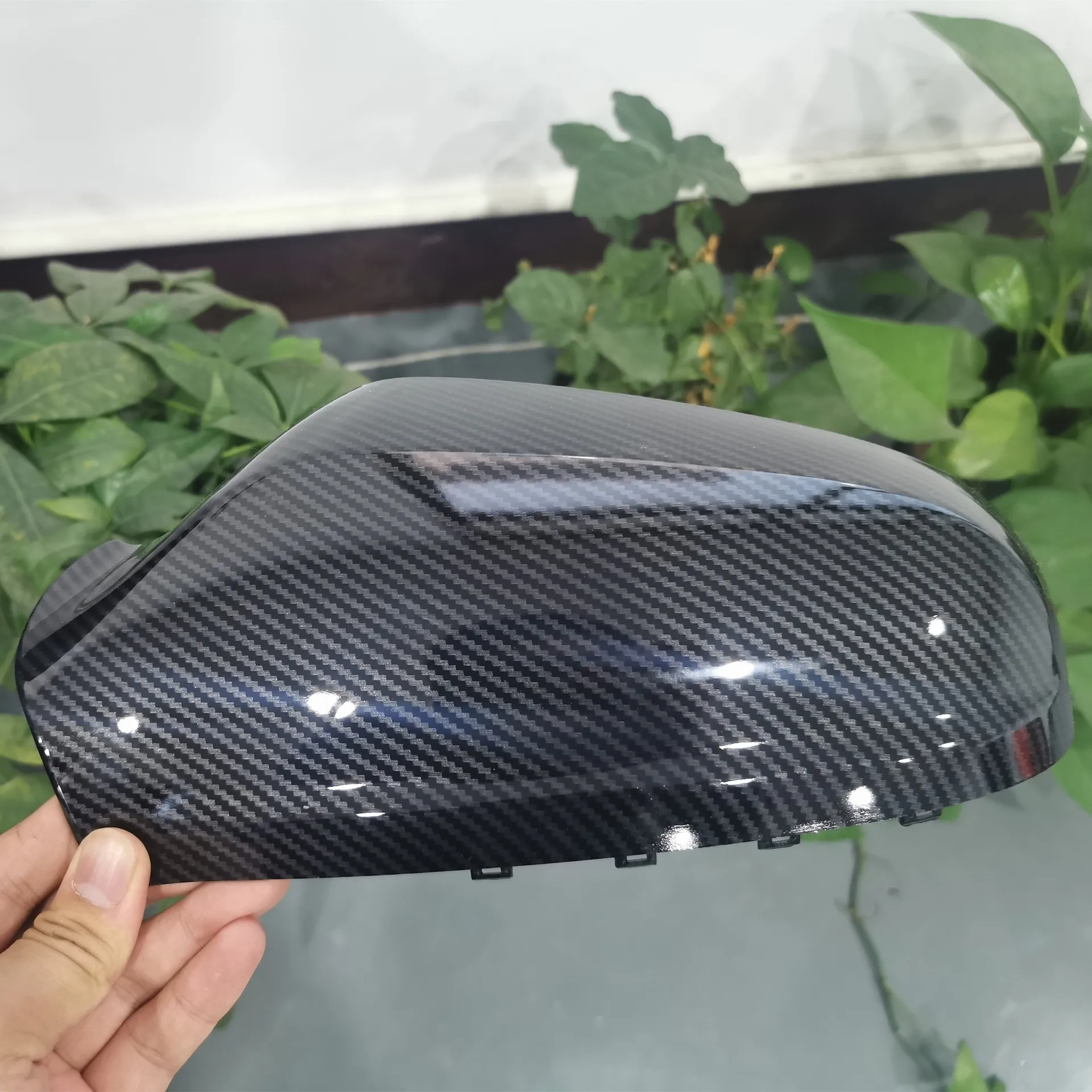 For Vauxhall Opel Astra H Mk5 04-09 Carbon Fiber Water Transfer Mirror Shell A Pair