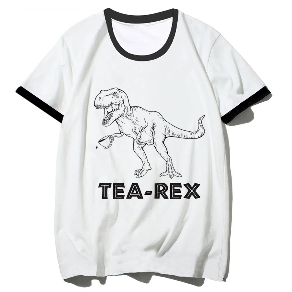 Trex Tea Tee Women Streetwear Japanese Tee Girl Funny Manga Harajuku Abbigliamento