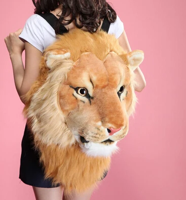 Fashion Tiger Head Bag Zaino Leone Zaino Bianco Zaino Tiger Head Bags