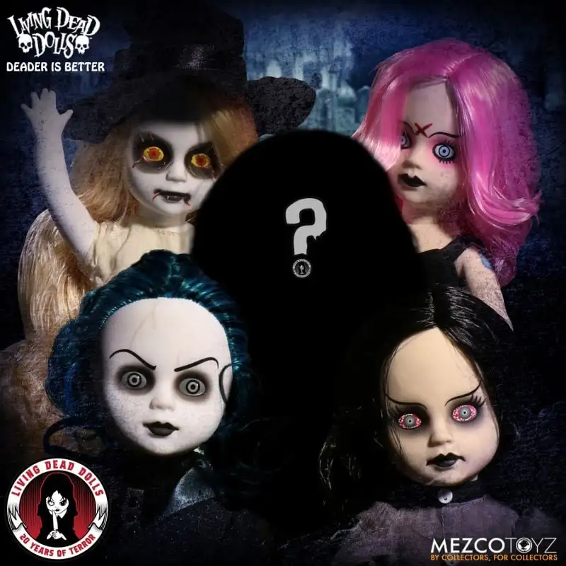 Originale Mezco Living Dead Dolls Horror Dolls Lottie Schitzo Sheena Inferno Lulu Sybil Action Figure Ragazzi Giocattoli Modello Da Collezione