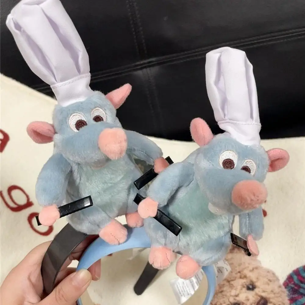 Ratatouille Hairband Hairpin Peluche Doll Decor Disney Handmade Headband Animazione Francese Food Story Surround Kids Gifts