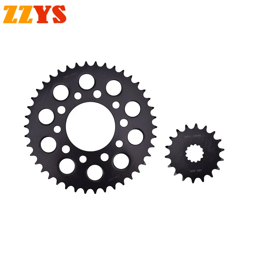 525 18T 42 T 18 42 Denti Ruota Dentata Anteriore Posteriore Per Triumph 865 America 07-15 865 America Lt 14-15 865 Speedmaster 06-15