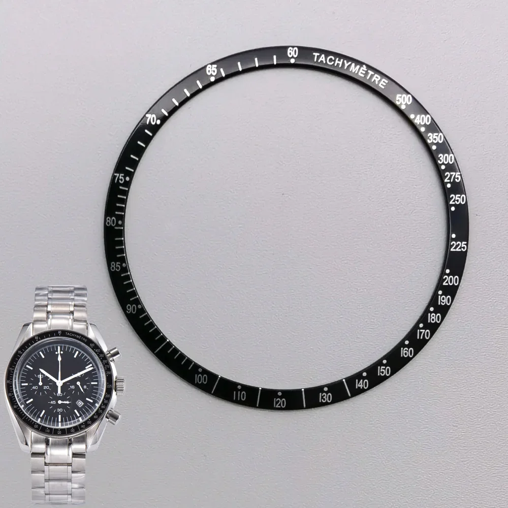 Anello Per Orologio Da 38.5Mm Anello Con Inserto Per Lunetta In Alluminio Per Orologio Speedmaster Custodia Da 39Mm Accessori Per Orologi Diametro Int