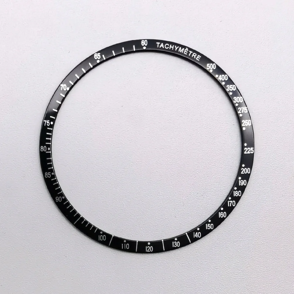 Anello Per Orologio Omeg Da 38.5Mm Anello Con Inserto In Alluminio Per Orologio Speedmaster 39Mm Accessori Per Orologi Diametro Interno 34Mm